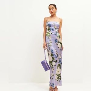 Reformation Frankie silk dress